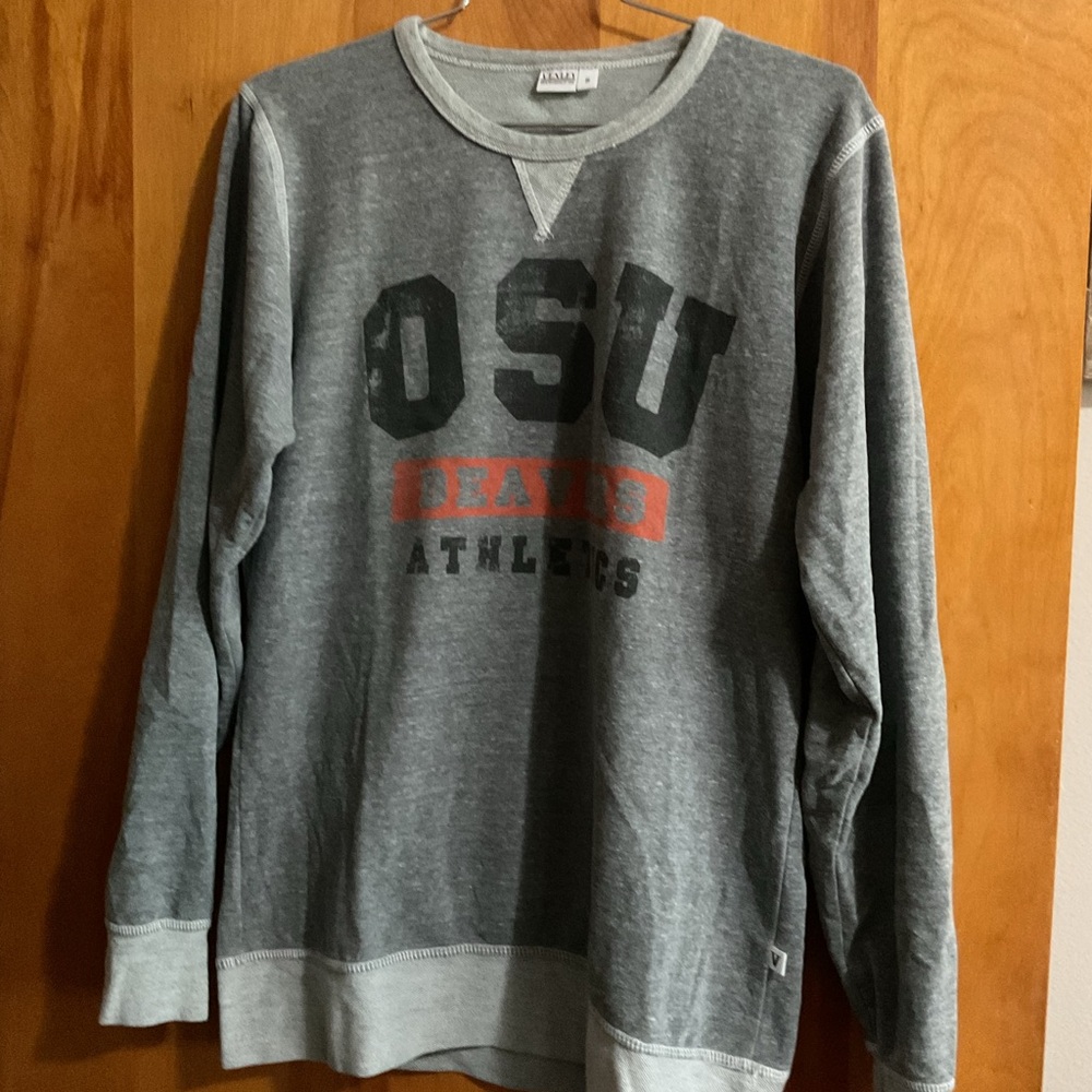 OSU Crewneck Sweatshirt - Gray with Orange Accent